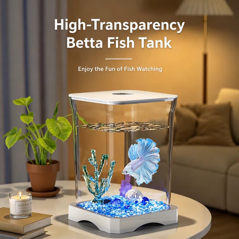 Aquarium Fish Keeping - Onbreekbaar glazen betta-aquarium met een unieke