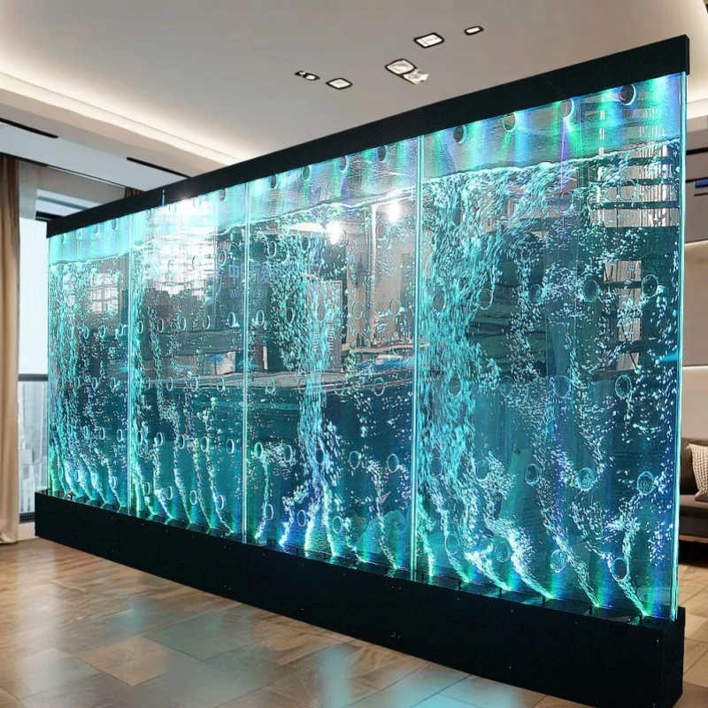 Aquarium Decor - Moderne Acryl Bubbelwand Luxe Woonkamer Scherm