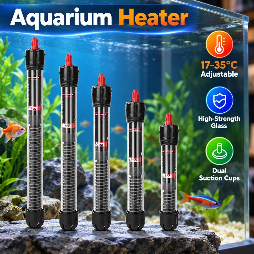 Fish Tank Heater - 25/50/100/200/300W Aquariumverwarmer met thermostaat, instelbaar, automatisch,