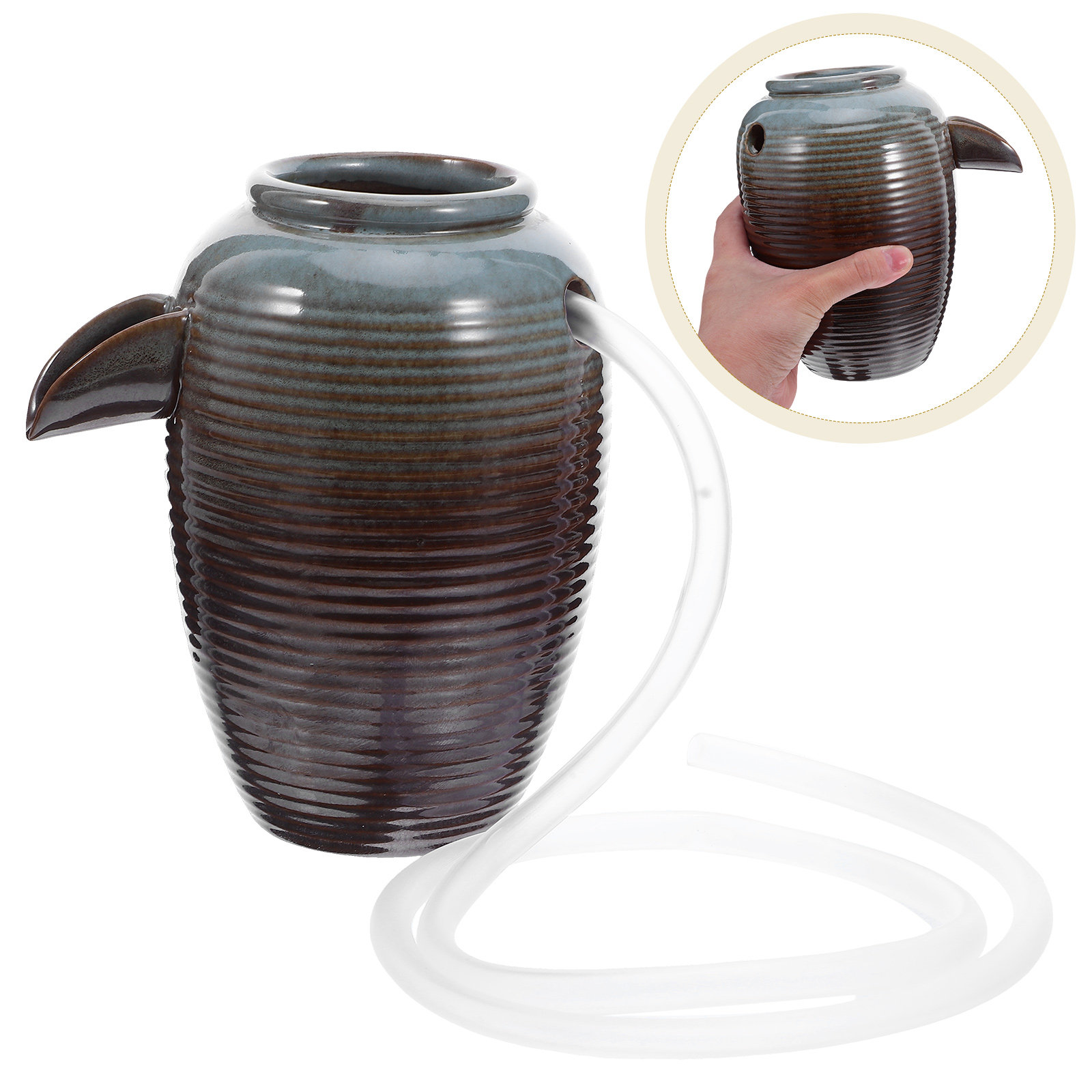 Aquarium Pump - Geen pomp, keramische pot, aquariumfontein, circulatie,