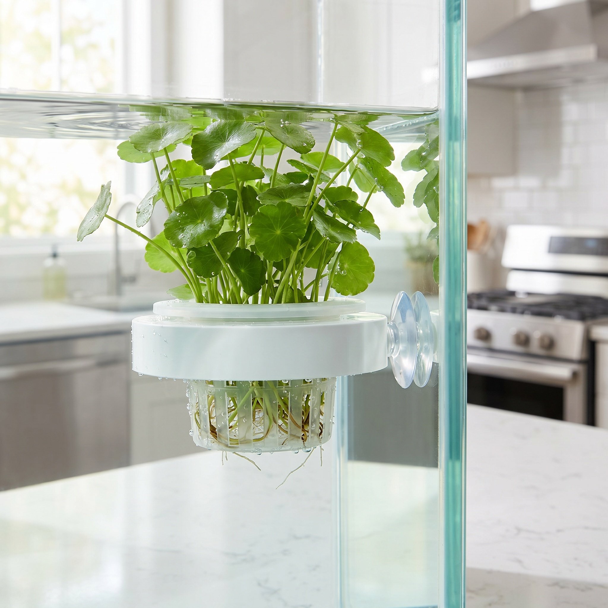 Aquarium Plants - 4 stuks drijvende plantenmand voor aquaria,