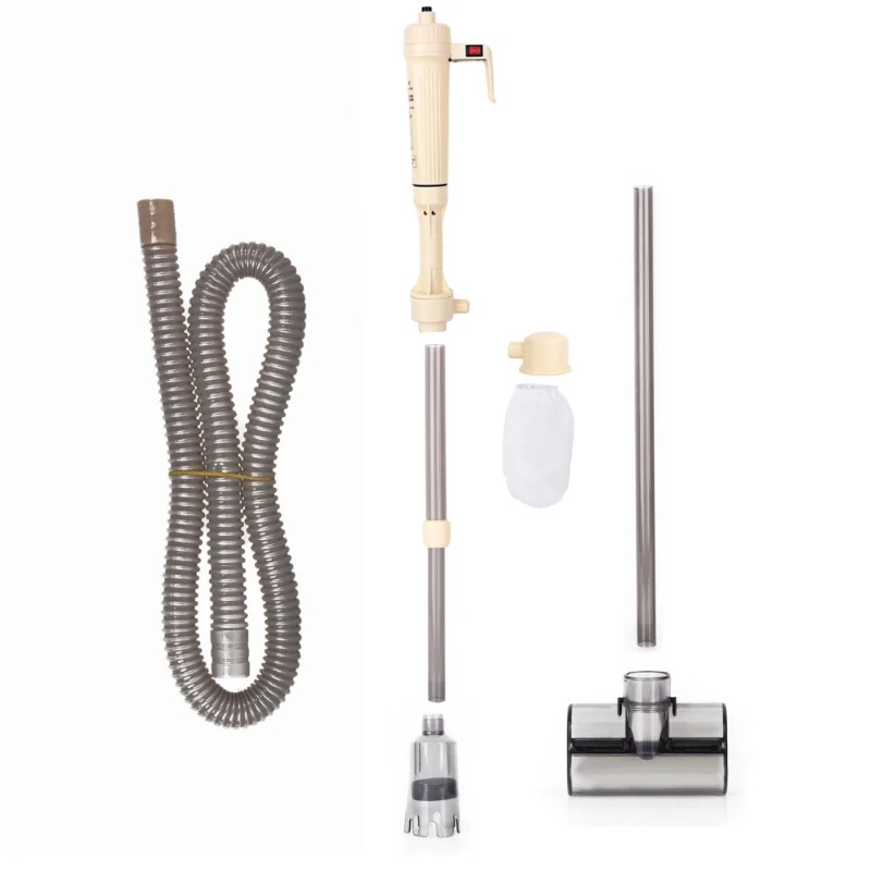 Aquarium Pump - Automatische visgrind aquariumreiniger, elektrische aquariumsifonpomp, reinigingsfilter,