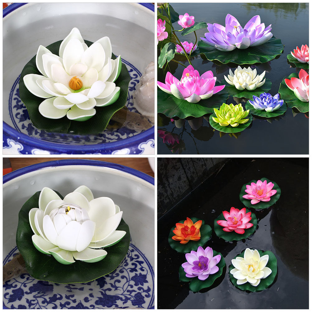 8 stuks kunstmatige lotusplant - Aquarium Decor recensie en prijs
