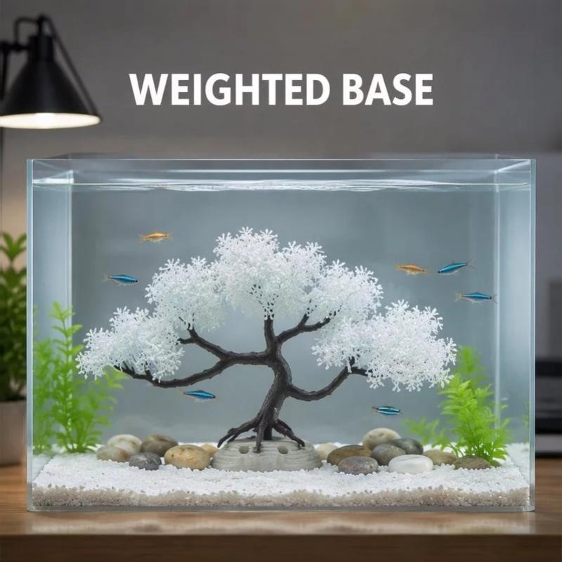 [Kunstmatige witte bonsai, zac - Betta Fish Tank recensie en prijs