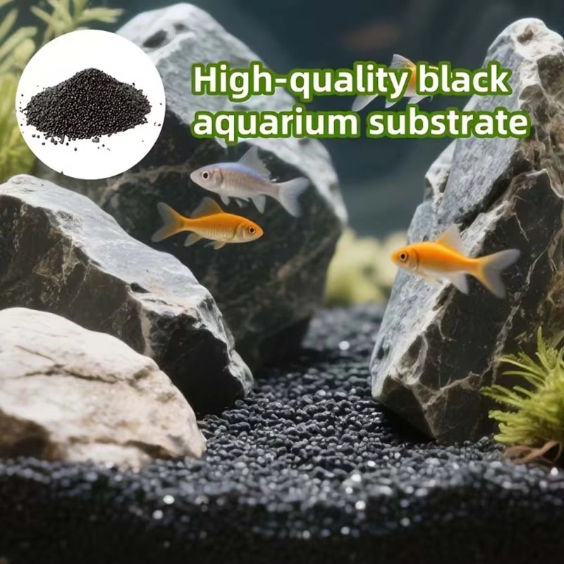 Zwarte aquariumbodem voor wate - Fish Tank Gravel recensie en prijs